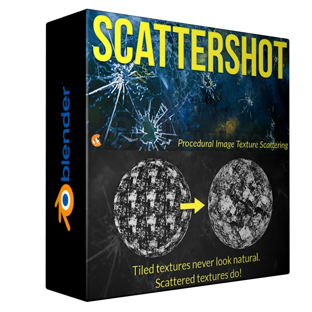 Scattershot v1.6 - Pbr Texture Bombing For Blender