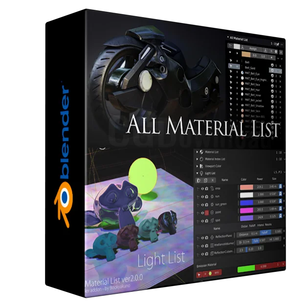 All Material List v2.7.4 Blender