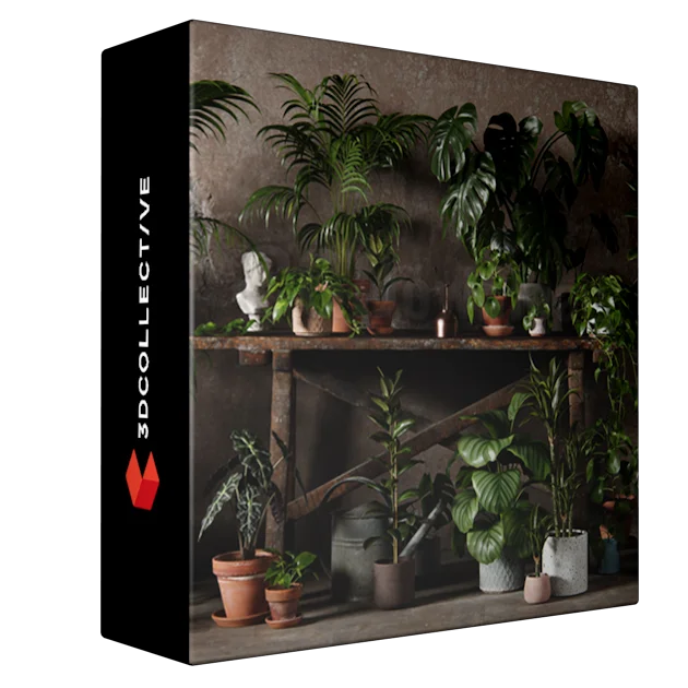 48 interior 3d plants pack 01