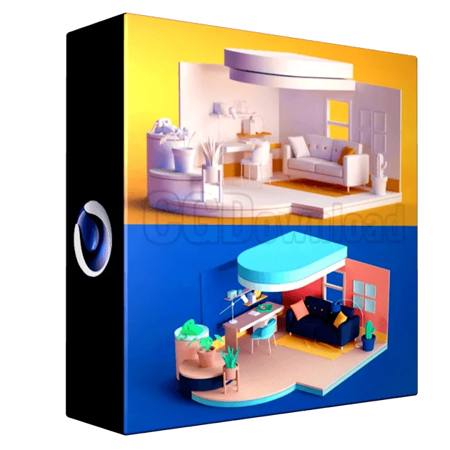 creating an animated room for motion graphics in cinema 4d