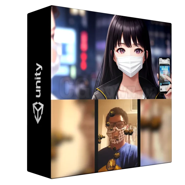 Augmented Reality Cloth Facemasks with Unity and Vuforia 
