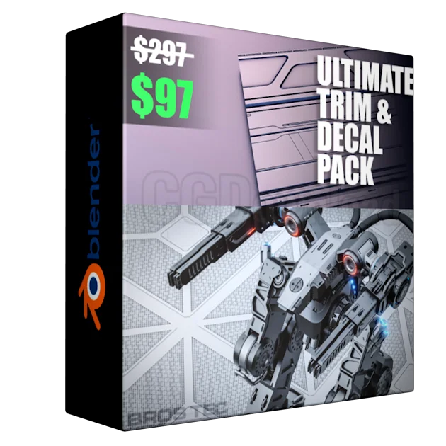 Ultimate Trim Sheet & Decal Pack 2.5 - Blender