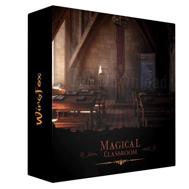 Magical Classroom Scene Creating for Games