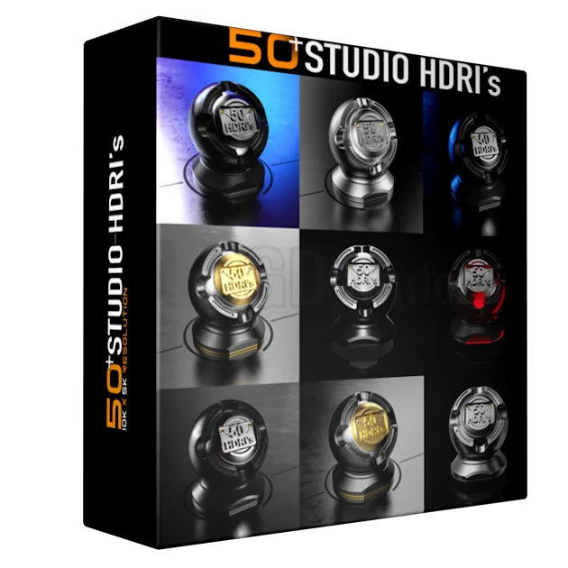 50+ High Quality Studio HDRI's