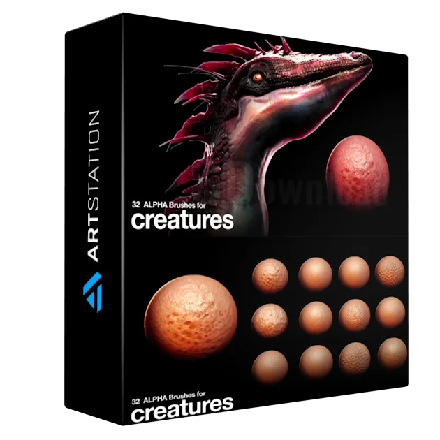 32 Alpha Brushes for Creatures 