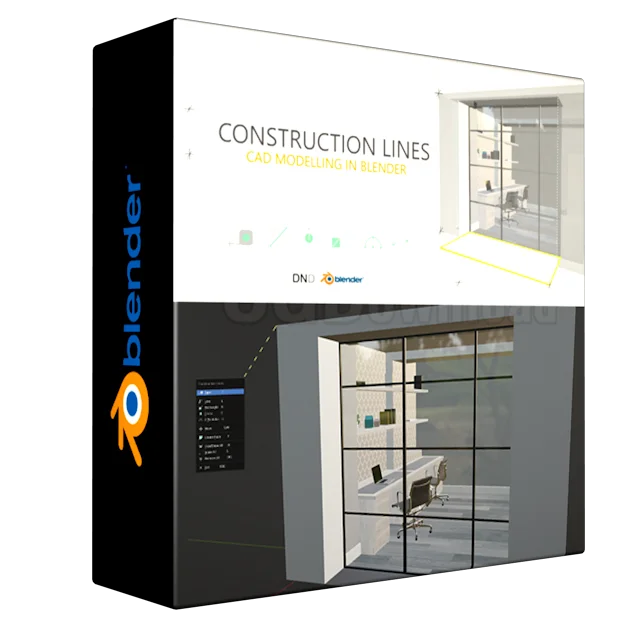 Construction Lines v0.9.6.5 - Accurate Cad Modelling Add-On For Blender