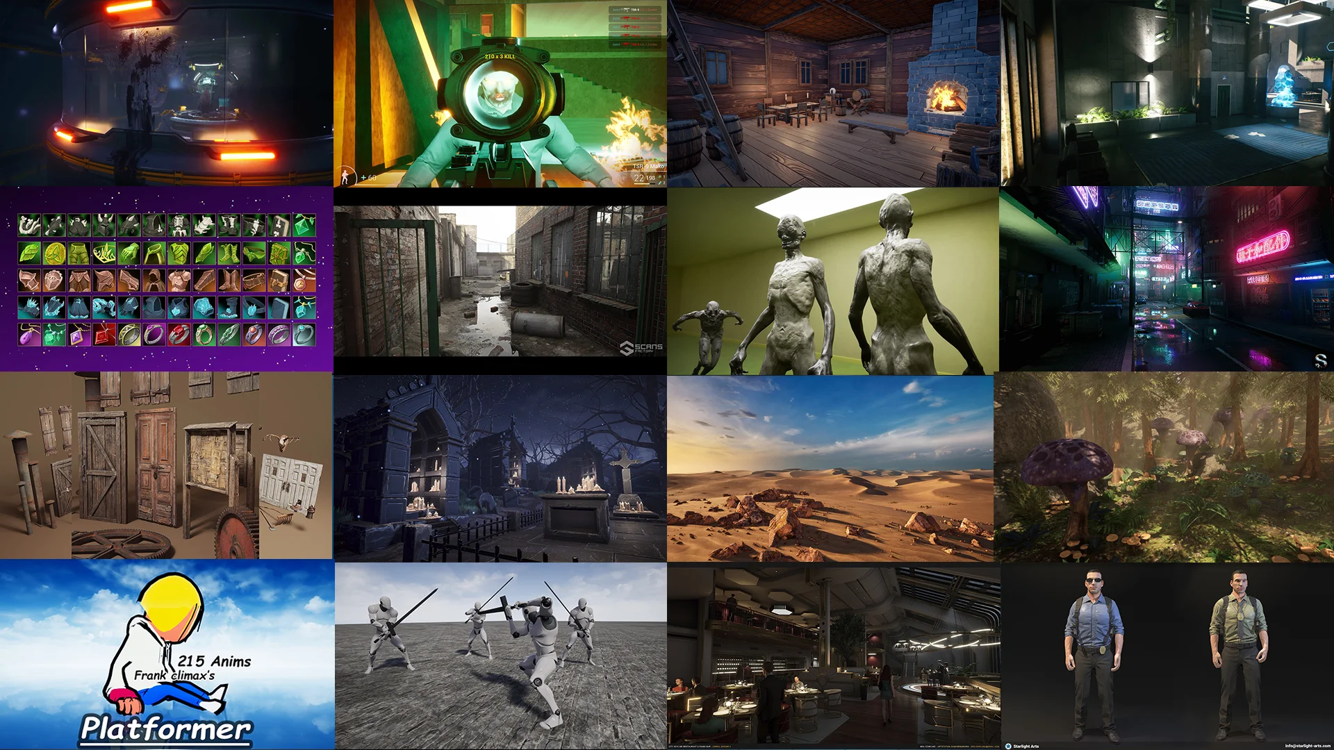 Unreal Engine Marketplace Bundle 1 Апрель 2023