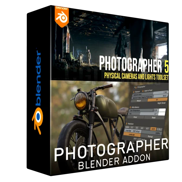 Photographer v5 – addon Blender
