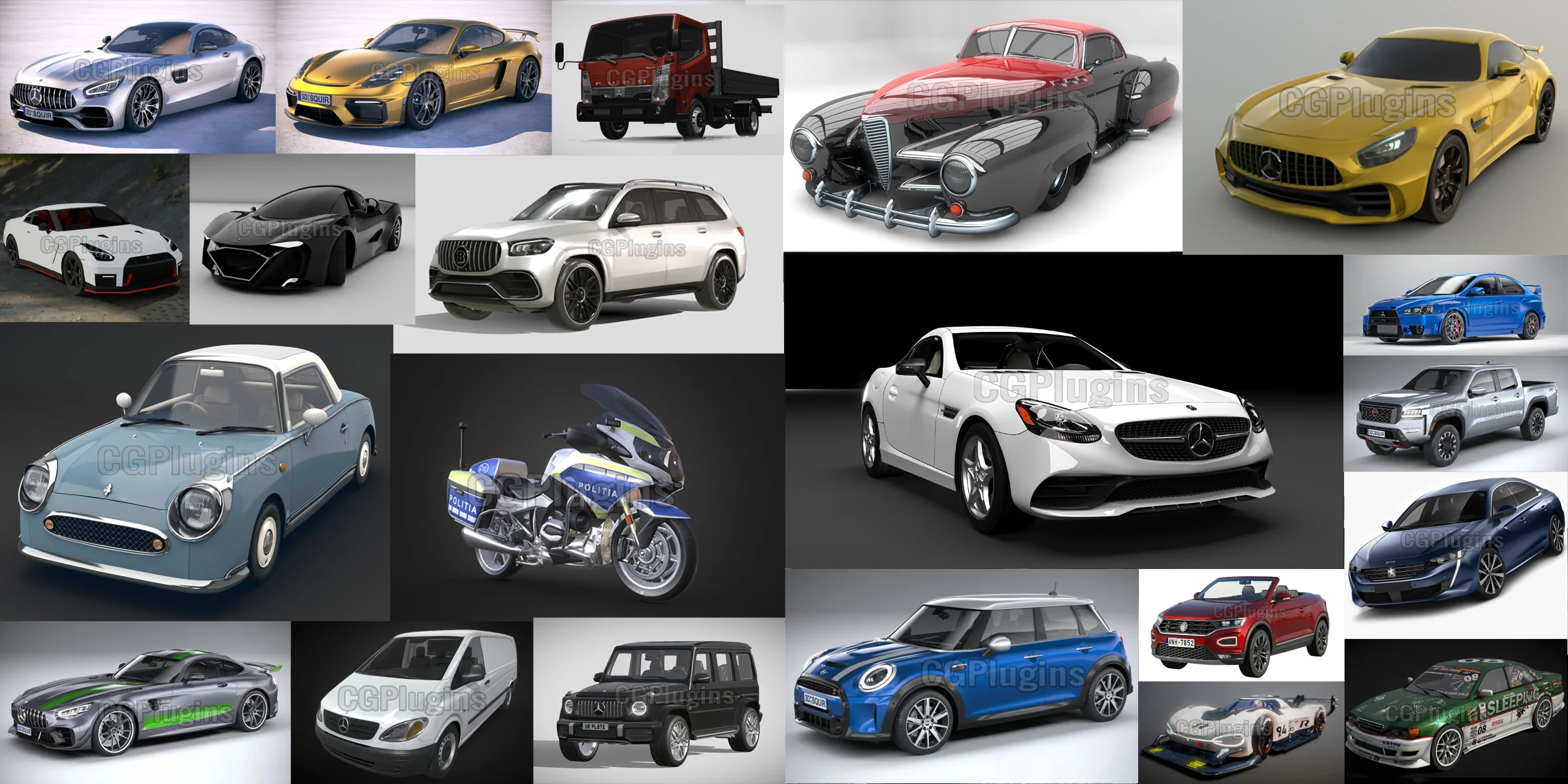Car 3D Models Bundle 2 Апрель 2023