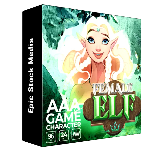 Epic Stock Media - AAA Game Character Female Elf (WAV)