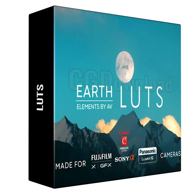 LUTs for FUJIFILM X & GFX Cameras - ( For F-LOG ) EARTH Film