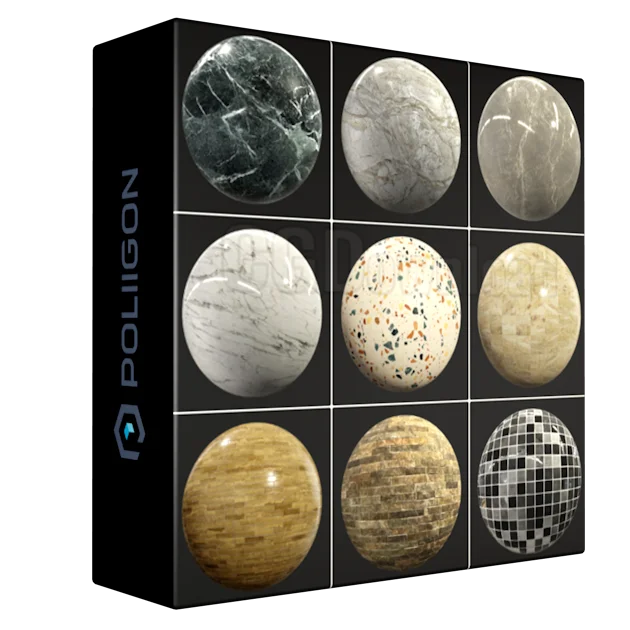 Poliigon - Stone, marble, granite and tile textures