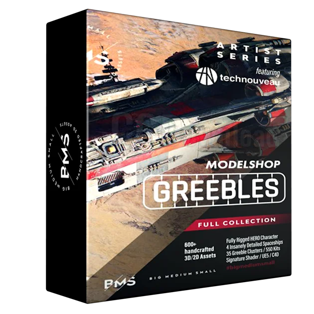 Modelshop Greebles Collection Bundle