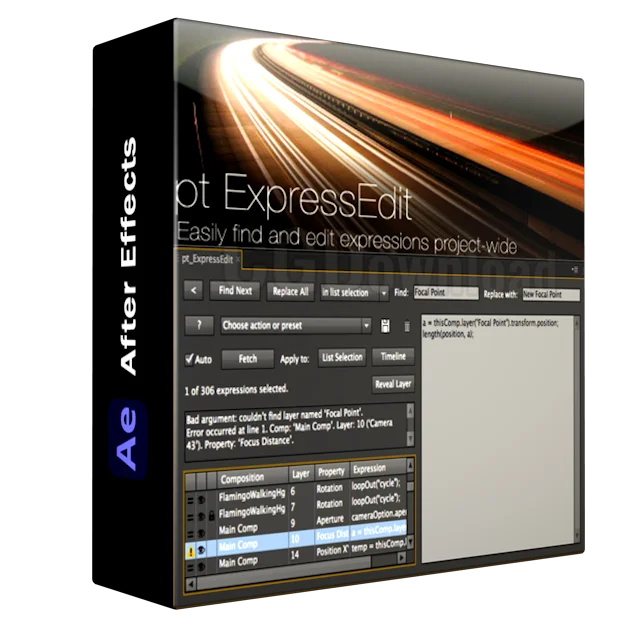 pt_ExpressEdit v2.7 After Effects