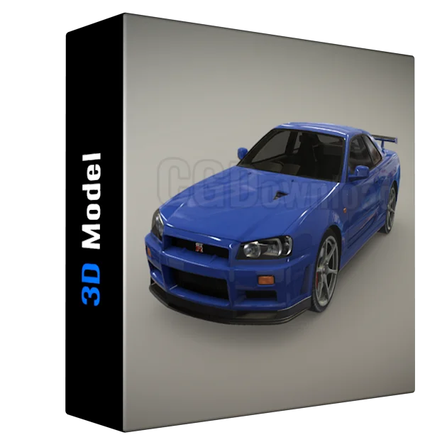 Nissan Skyline R34 – 3D Model