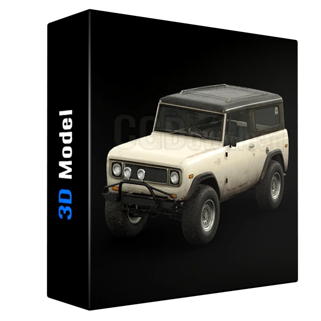 Old Classic Off-Road SUV – 3D Model