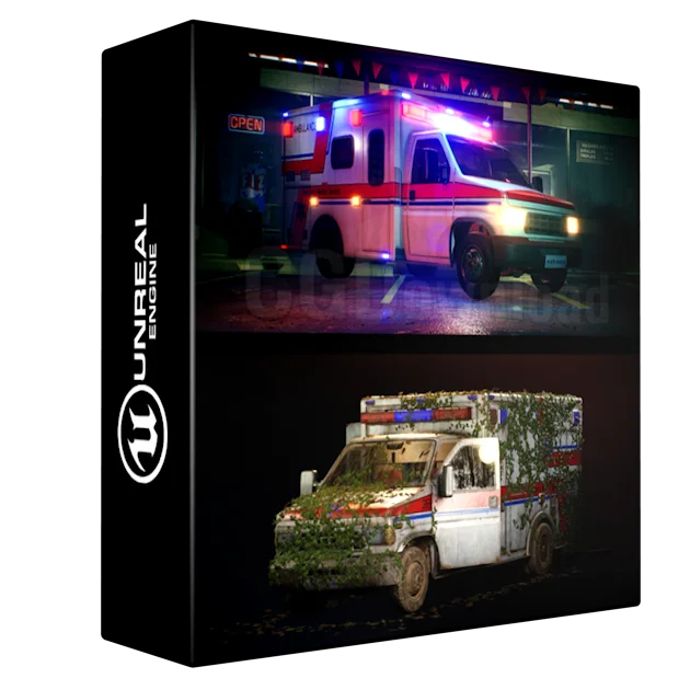 Ambulance – Drivable and Interactable