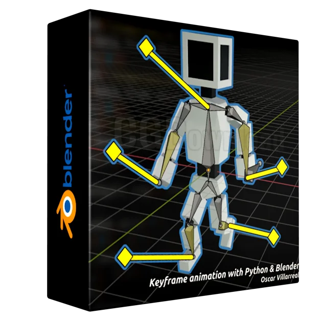 Keyframe animation with Python & Blender