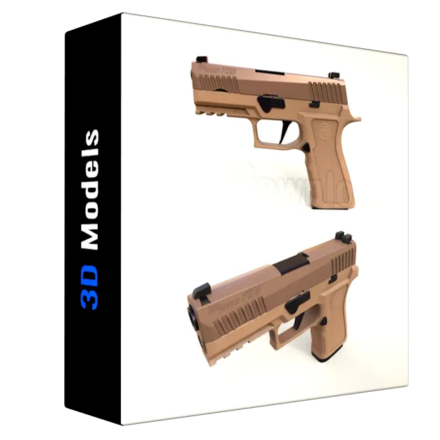 Sig Sauer P320 XCompact Coyote – 3D Model