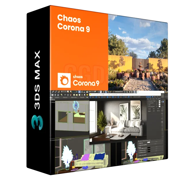 Corona Renderer (Chaos Corona) 9 hotfix 2 для 3ds Max 2016-2024 Win x64