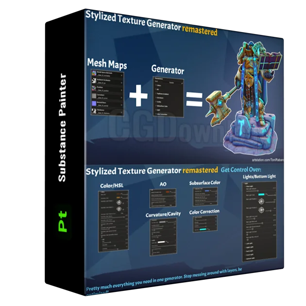 Stylized Texture Generator for Substance Painter