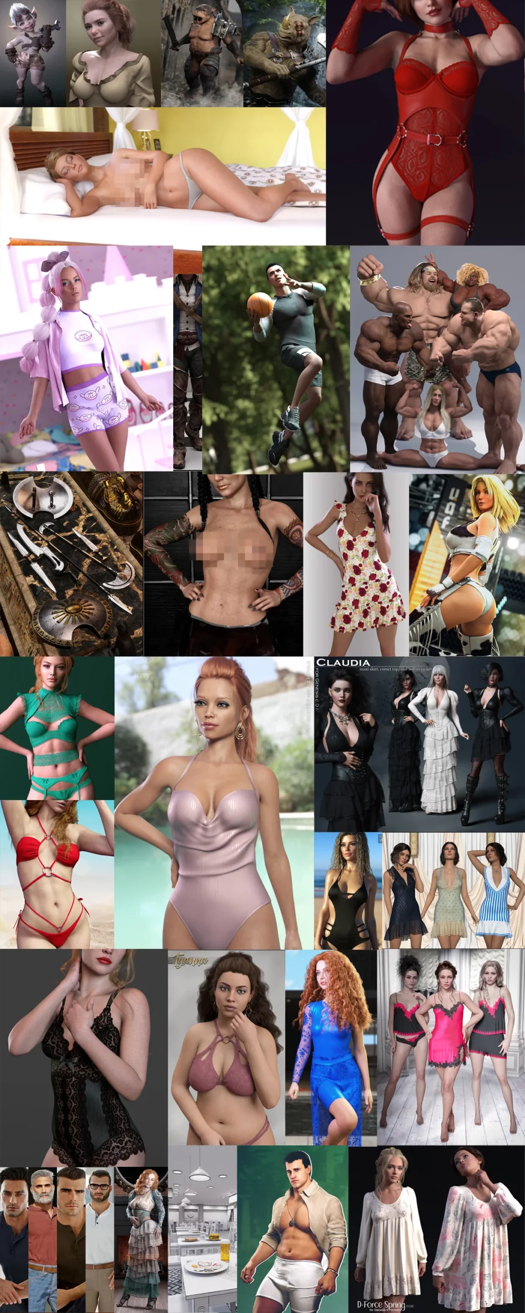 DAZ 3D Poser Bundle