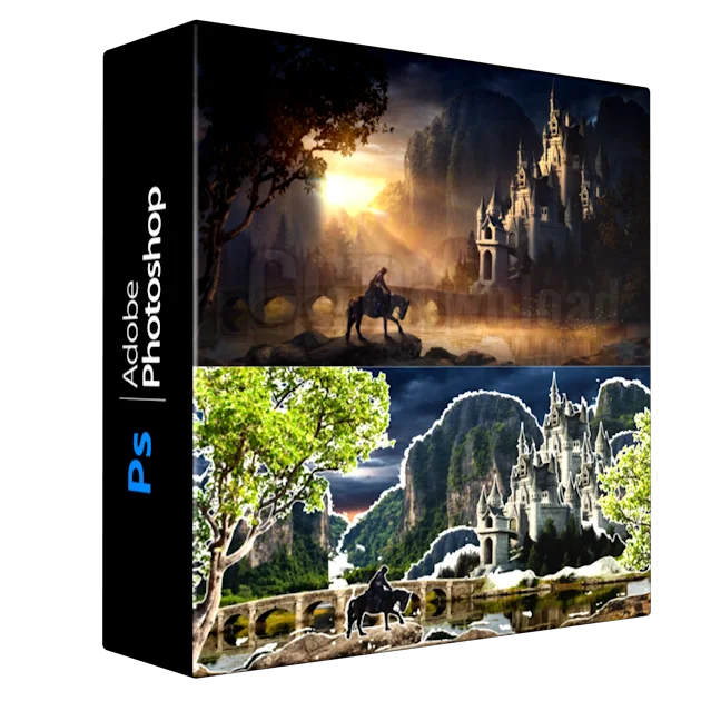 The Lost Castle-Photoshop advanced manipulation course