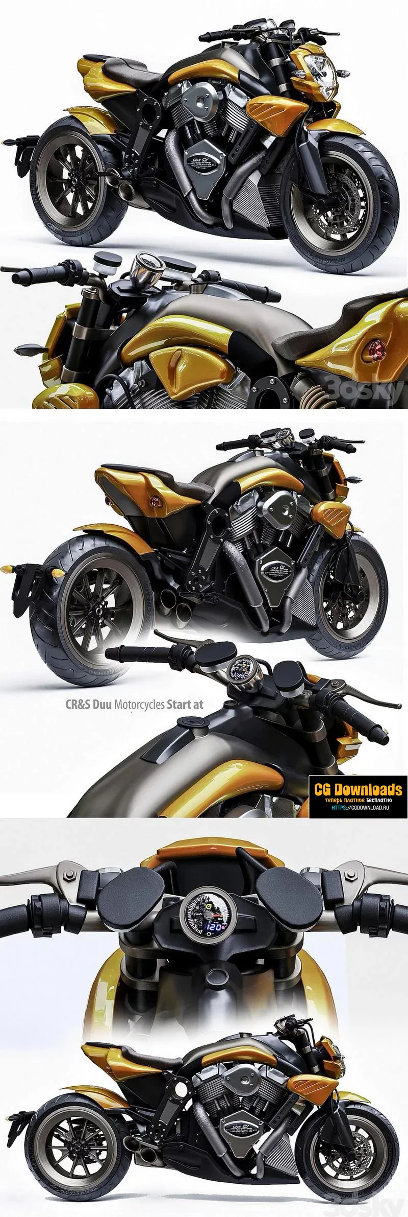 CR&S Duu Motorcycles Start at