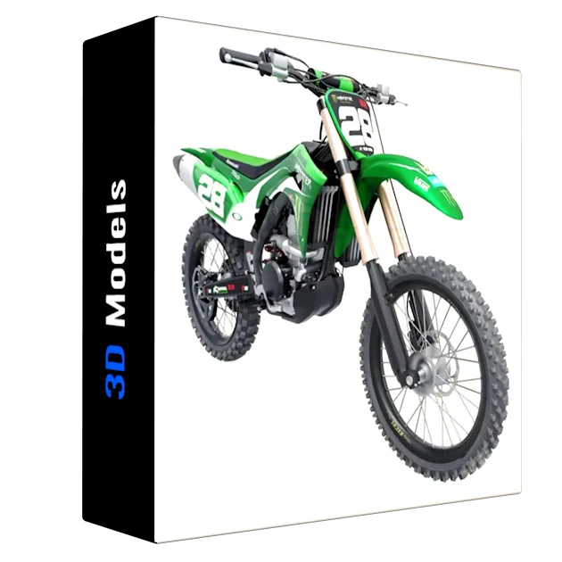 Kawasaki Motorcycle – 3D Model