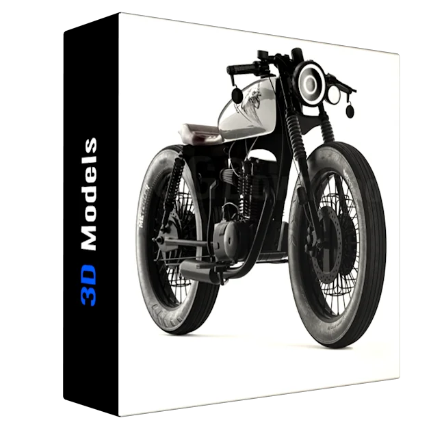 Honda CG125 Motorcycle – 3D Model