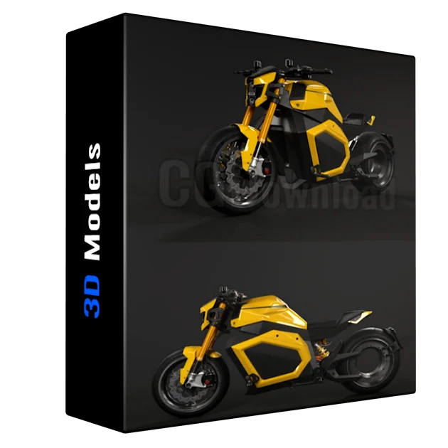 Electric motorcycle – 3D Model