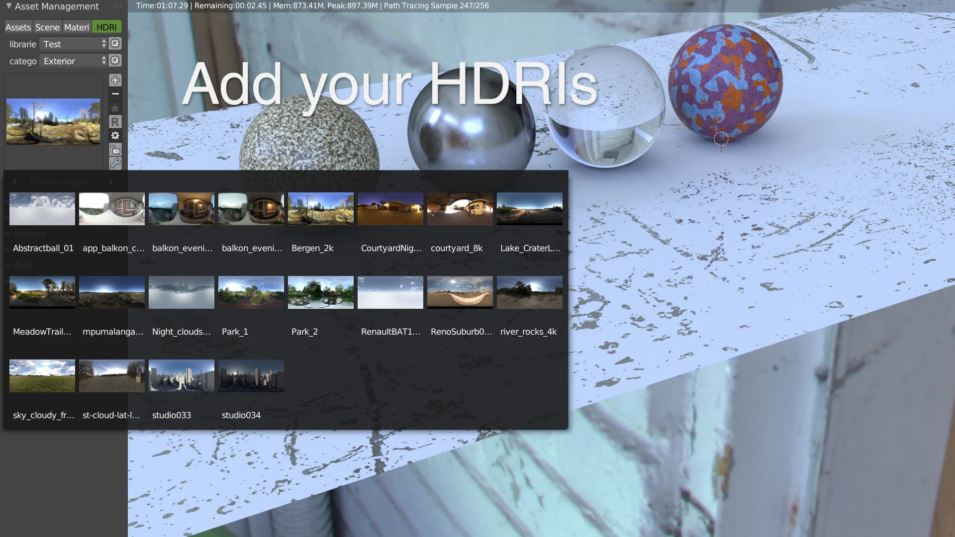 save hdri