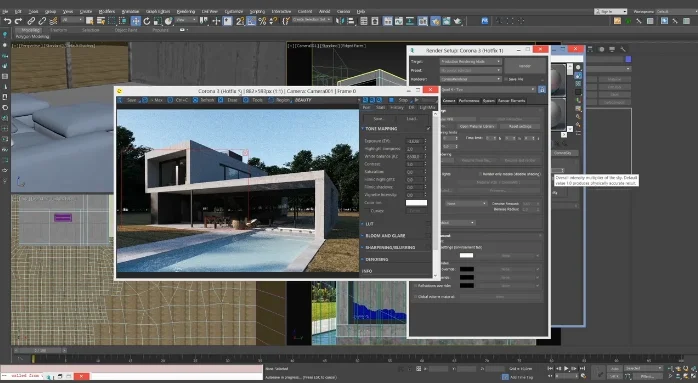 Exterior Visualization 3Ds Max + Corona Render For Beginners скачать