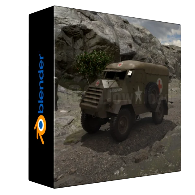 Create and Animate a Vehicle in Blender & Substance Painter