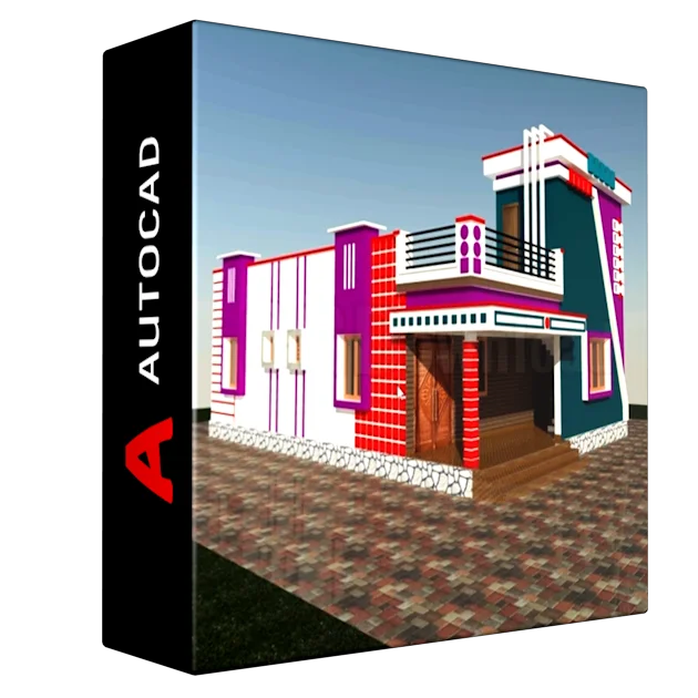 AutoCAD 2D & 3D Modern House Design Course - 1