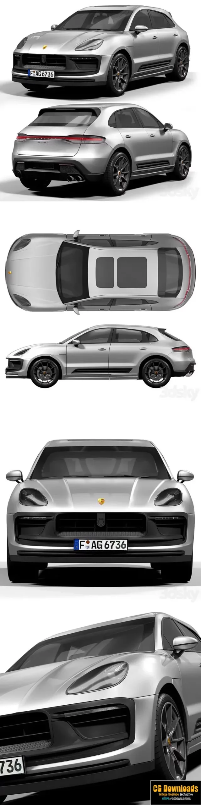 Porsche Macan T 3d model