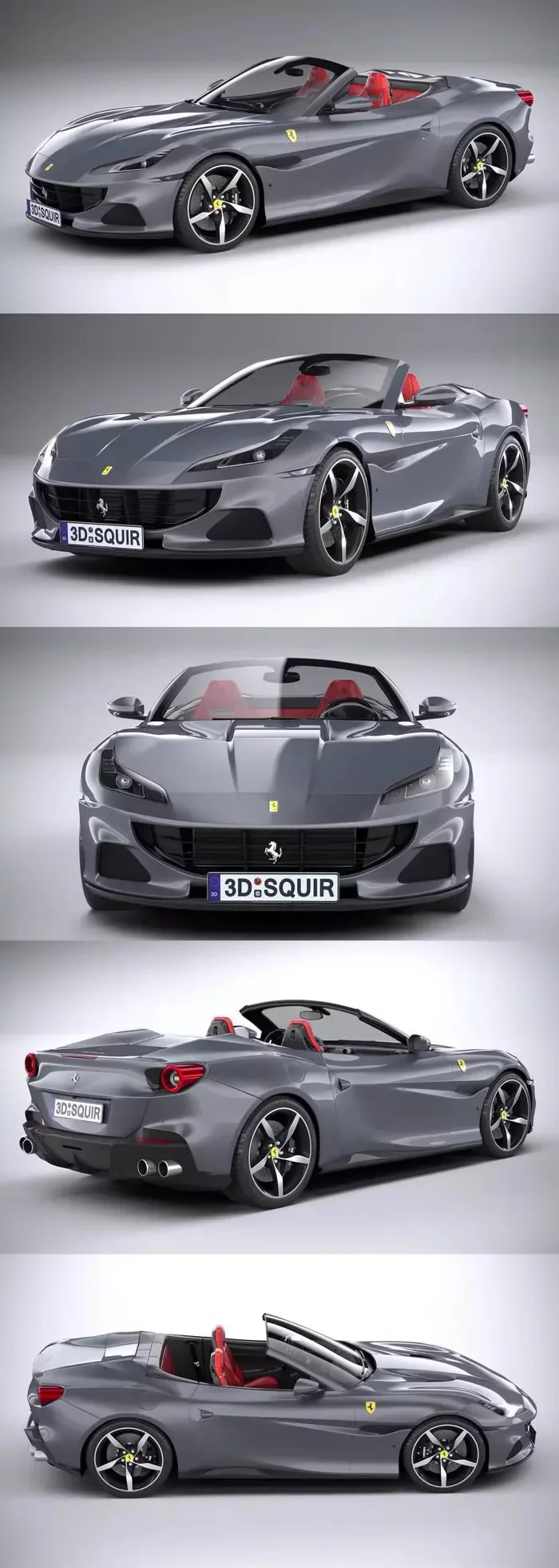 Ferrari Portofino M 2021 3d model