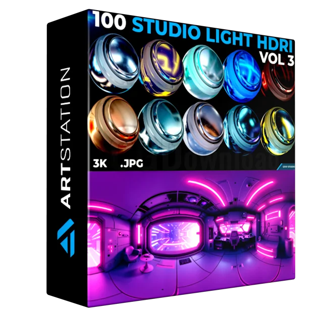 100 Studio Light HDRI Vol 3