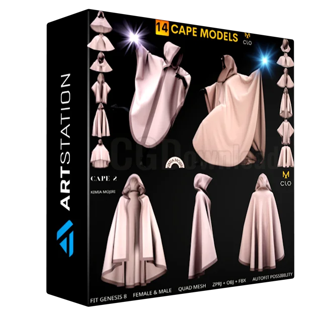 14 Cape Models (Male / Female) 