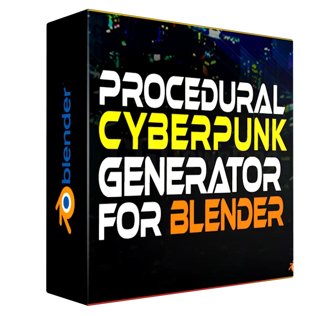 Procedural Sci-Fi Cyberpunk Effect Generator