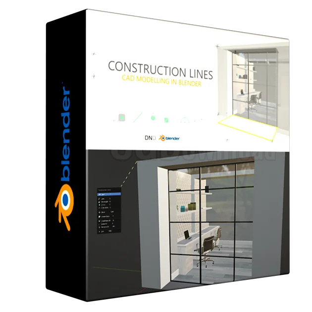 Construction Lines - Accurate Cad Modelling Add-On For Blender