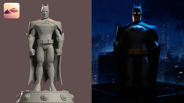 Batman! Nomad Sculpt Full Tutorial скачать