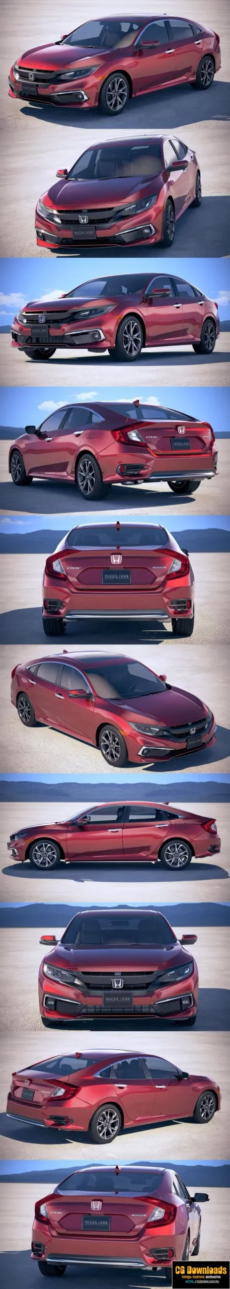 Honda Civic 2019 скачать