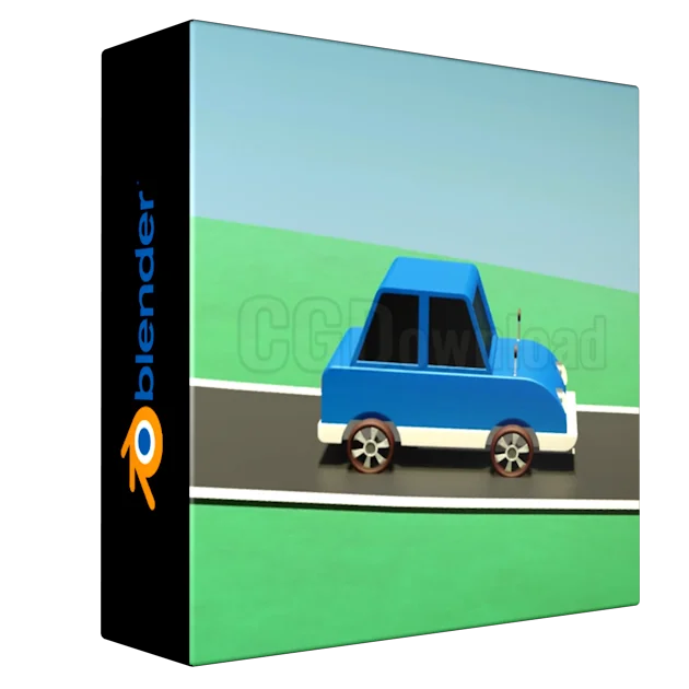 Car 3D animation