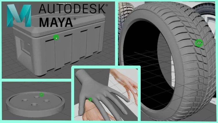 3D Modeling in Maya for Beginners скачать