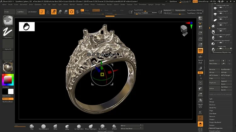 ZBrush for Jewelry Designers скачать