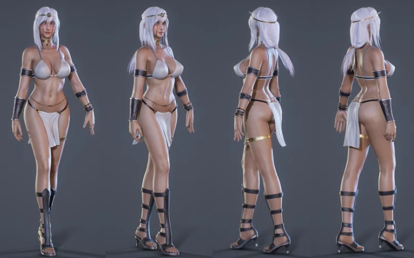 Ancient Tribal Goddess - Game Ready скачать