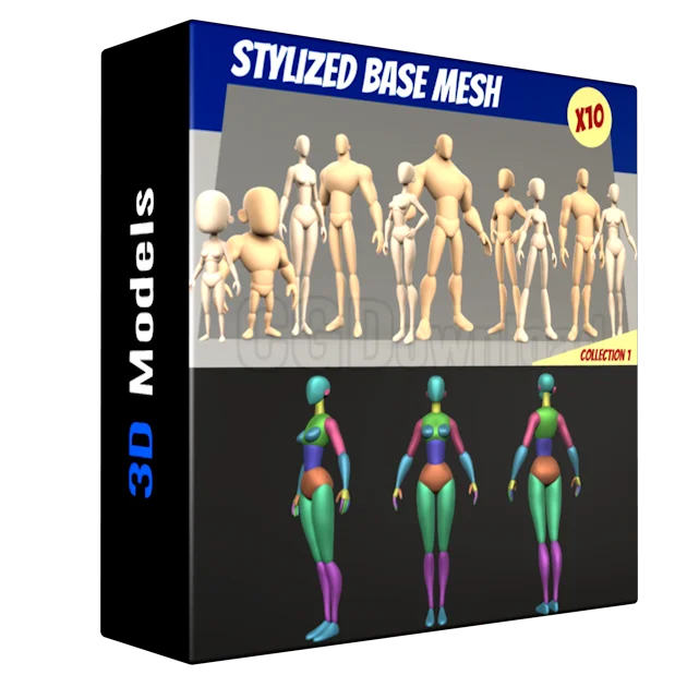 Stylized Basemesh Collection