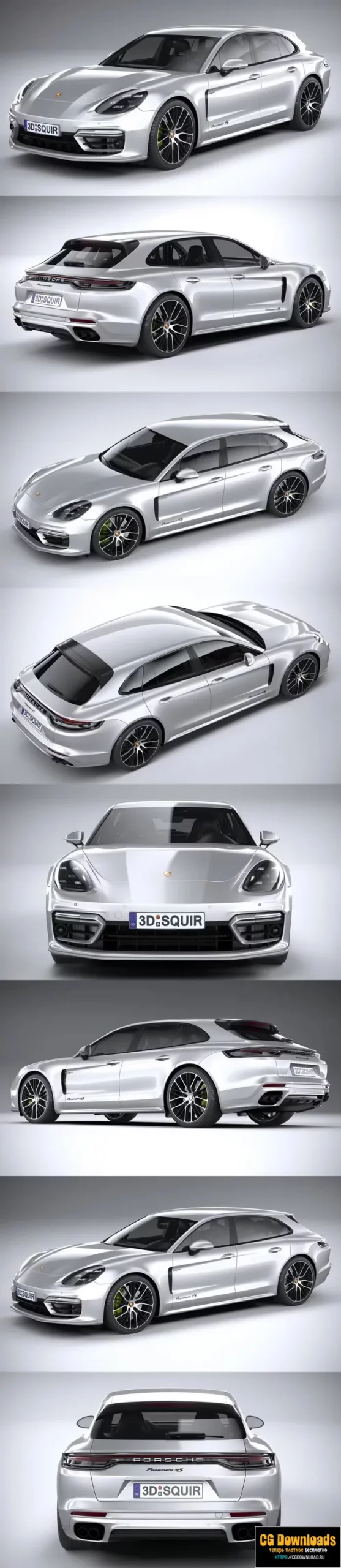 Porsche Panamera 4 E-hybrid Sport Turismo 2021 скачать