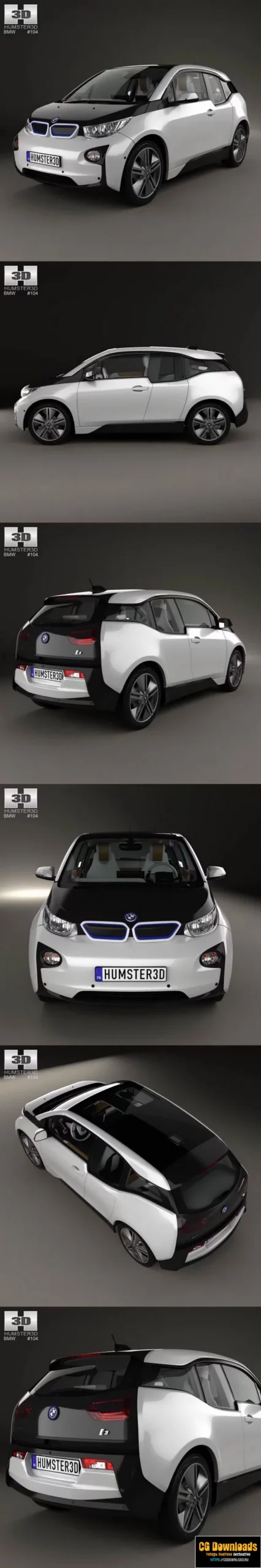 BMW i3 with HQ interior 2014 скачать